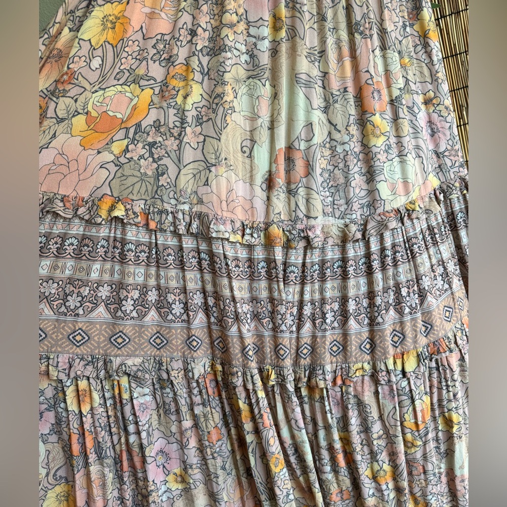 Spell and the Gypsy Amethyst Pink Floral Maxi Skirt - Picture 5 of 5